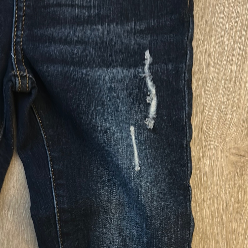 Celebrity Pink Blue Girl’s Distressed Blue Jeans Skinny 6X - Picture 4 of 9